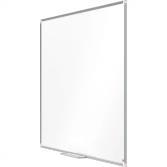 Tabla NOBO Premium Plus, otel lacuit, 150x100 cm, magnetica, include marker si tavita, alb