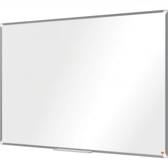 Tabla NOBO Premium Plus, otel lacuit, 150x100 cm, magnetica, include marker si tavita, alb