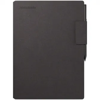 Tableta ePaper reMarkable Paper Pro, 11.8'', 2160x1620, 64 GB, Wi-Fi, Grey + Marker Plus + Book Folio in Mosaic Weave - Basalt