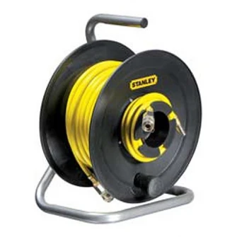 Tambur cu furtun aer Stanley, 20m, 18 Bar
