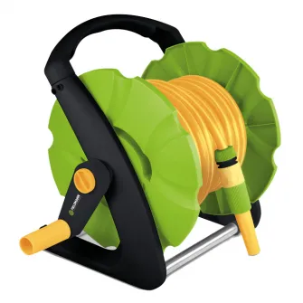 Tambur cu furtun de gradina Fieldmann FZH 1021,furtun 20 m + 2 m,diametru 1/2,pistol de stropit inclus