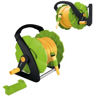 Tambur cu furtun de gradina Fieldmann FZH 1021,furtun 20 m + 2 m,diametru 1/2,pistol de stropit inclus