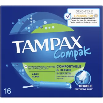 Tampoane interne Tampax Super 16 buc