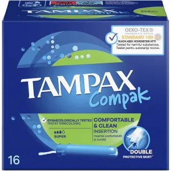 Tampoane interne Tampax Super 16 buc