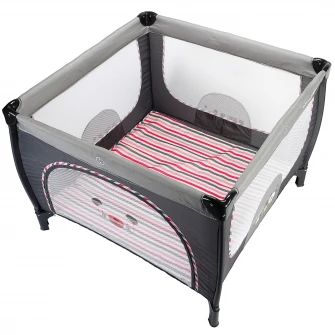 Tarc de joaca Wunderkid Play, Gri/Roz