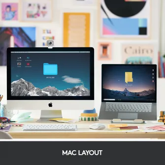 Tastatura Logitech MX Keys Mini pentru Mac, Bluetooth, US INTL layout, Pale Grey