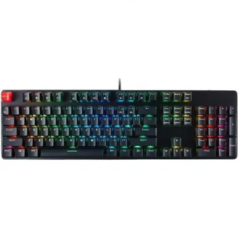 Tastatura mecanica gaming Glorious PC Gaming Race GMMK Full-Size, iluminare RGB, switch Gateron Brown, US-Layout, Negru