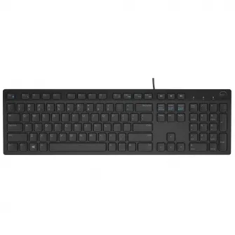 Tastatura multimedia Dell KB216, US international layout, Retail box, Negru