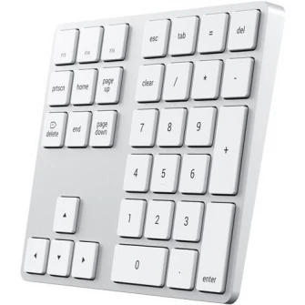 Satechi Aluminium Bluetooth Extended, серебряная цифровая клавиатура