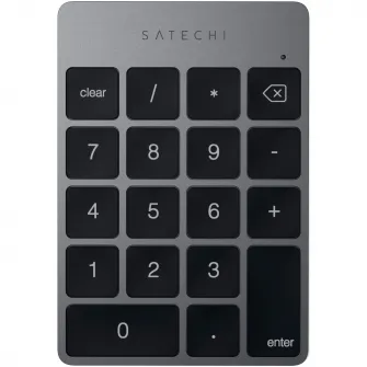 Tastatura numerica wireless Satechi Aluminum Slim, Space Gray