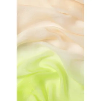Tatuum, Esarfa cu model tie-dye, Piersica, Verde lime