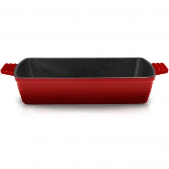 Tava Cooking by Heinner Red Line, fonta emailata, 33 x 23 x 7 cm