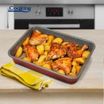Tava cuptor Cooking by Heinner Anca, acoperire ceramica, 35 x 26 x 7 cm