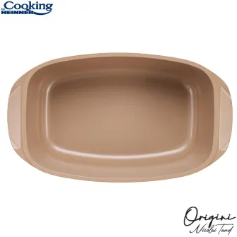 Tava cuptor Cooking by Heinner - Origini Chef Nicolai Tand, aluminiu turnat, invelis ceramic, 39 x 22.5 x 11 cm, 5.3 L