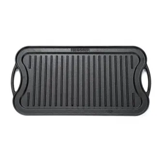 Tava grill/plita Cooking by Heinner, fonta, inductie, 51 x 26 x 2.5 cm