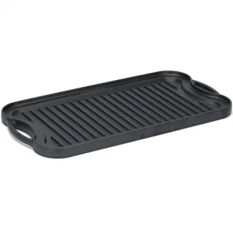 Tava grill/plita Cooking by Heinner, fonta, inductie, 51 x 26 x 2.5 cm
