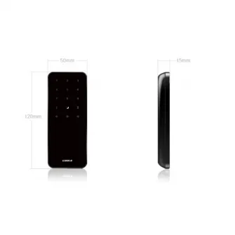 Telecomanda cu touch LIVOLO VL-RMT04, din sticla, 27 pozitii, functie dimmer, scene, Wi-Fi