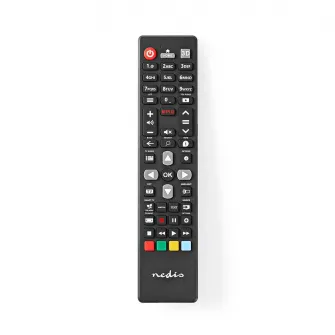 Telecomanda, Nedis, TVRC41PHB,K pentru dispozitive Philips, buton Ambilight si Netflix, Negru