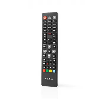 Telecomanda, Nedis, TVRC41PHB,K pentru dispozitive Philips, buton Ambilight si Netflix, Negru