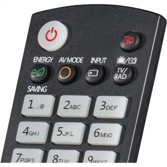 Telecomanda TV Hama Universala pentru TV LG, Butoane iluminate, Negru