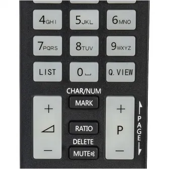 Telecomanda TV Hama Universala pentru TV LG, Butoane iluminate, Negru