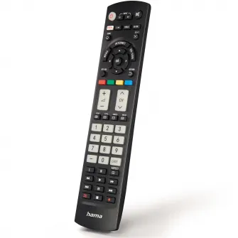 Telecomanda TV Hama Universala pentru TV Panasonic, Butoane iluminate, Negru