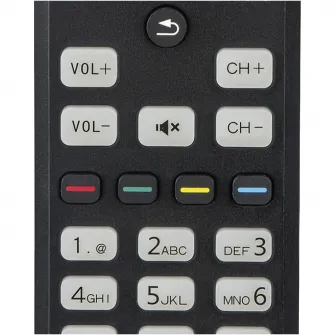 Telecomanda TV Hama Universala pentru TV Philips, Butoane iluminate, Negru