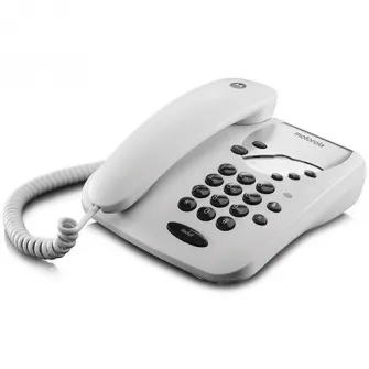 Telefon fix cu fir Motorola CT1, Alb