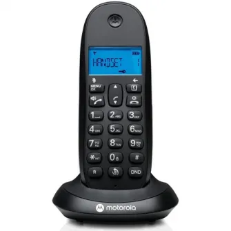 Telefon fix fara fir Motorola DECT C1001CB+, Negru