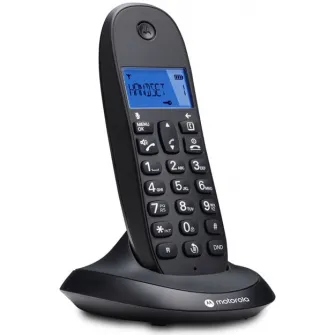 Telefon fix fara fir Motorola DECT C1001CB+, Negru