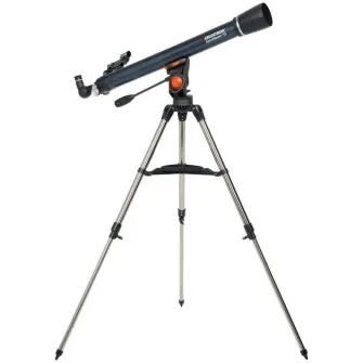 Telescop Celestron AstroMaster 70AZ, cu adaptor pentru smartphone si filtru lunar
