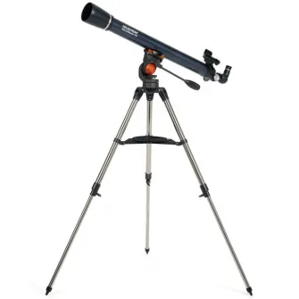 Telescop Celestron AstroMaster 70AZ, cu adaptor pentru smartphone si filtru lunar