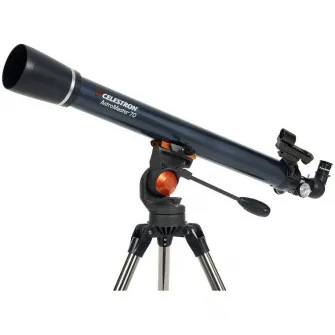 Telescop Celestron AstroMaster 70AZ, cu adaptor pentru smartphone si filtru lunar