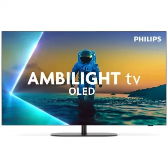 Televizor Philips AMBILIGHT tv OLED 42OLED820, 106 cm, Google TV, 4K Ultra HD, 100Hz, Clasa G (Model 2025)