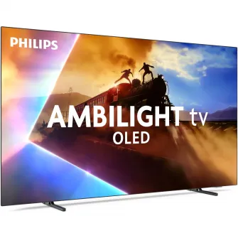 Televizor Philips AMBILIGHT tv OLED 55OLED770, 139 cm, Smart TV, 4K Ultra HD, 100 Hz, Clasa F (Model 2025)