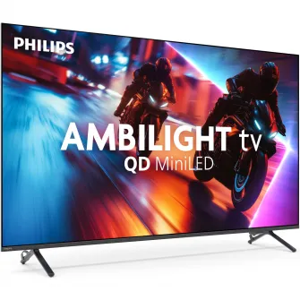 Televizor Philips AMBILIGHT tv QD-MiniLED 65MLED920, 164 cm, Smart TV, 4K Ultra HD, 100 Hz, Clasa F (Model 2025)