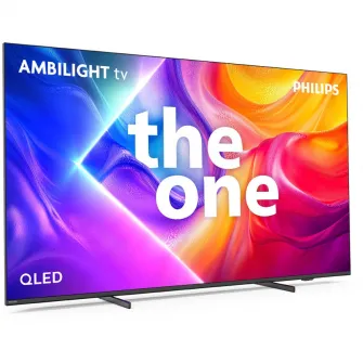 Televizor Philips AMBILIGHT tv QLED 85PUS9010, 215 cm, Smart TV, 4K Ultra HD, 100Hz, Clasa E (Model 2025)