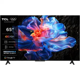 Televizor TCL LED 65P6K, 164 cm, Smart Google TV, 4K Ultra HD, Clasa E (Model 2025)