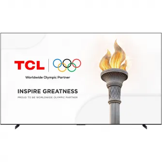 Televizor TCL MiniLed 115C7K, 291 cm, Smart Google TV, 4K Ultra HD, 100Hz, Clasa E (Model 2025)
