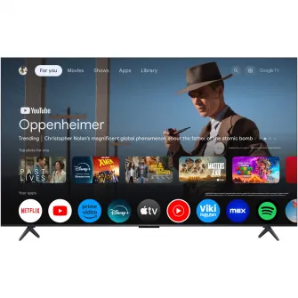 Televizor TCL MiniLed 55C6KS, 139 cm, Smart Google TV, 4K Ultra HD, Clasa F (Model 2025)
