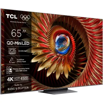 Televizor TCL MiniLed 65C8K, 164 cm, Smart Google TV, 4K Ultra HD, 100Hz, Clasa D (Model 2025)