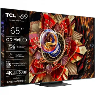 Televizor TCL MiniLed 65C9K, 164 cm, Smart Google TV, 4K Ultra HD, 144Hz, Clasa E (Model 2025)