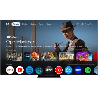 Televizor TCL MiniLed 75C8K, 189 cm, Smart Google TV, 4K Ultra HD, 100Hz, Clasa D (Model 2025)