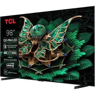 Televizor TCL MiniLed 98C7K, 248 cm, Smart Google TV, 4K Ultra HD, 100Hz, Clasa E (Model 2025)