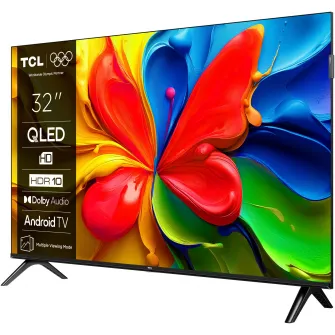 Televizor TCL QLED 32S4K, 80 cm, Smart Android TV, HD Ready, Clasa F (Model 2025)