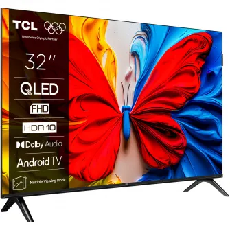 Televizor TCL QLED 32S5K, 80 cm, Smart Android TV, Full HD, Clasa F (Model 2025)