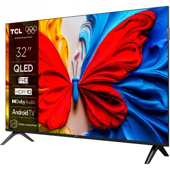 Televizor TCL QLED 32S5K, 80 cm, Smart Android TV, Full HD, Clasa F (Model 2025)
