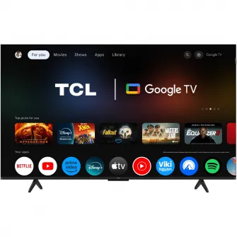 Televizor TCL QLED 55P7K, 139 cm, Smart Google TV, 4K Ultra HD, Clasa F (Model 2025)
