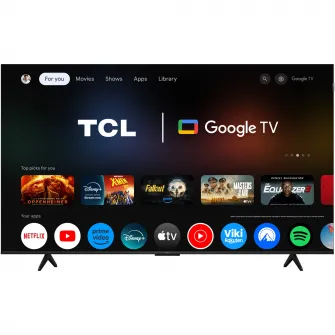 Televizor TCL QLED 65P7K, 164 cm, Smart Google TV, 4K Ultra HD, Clasa F (Model 2025)