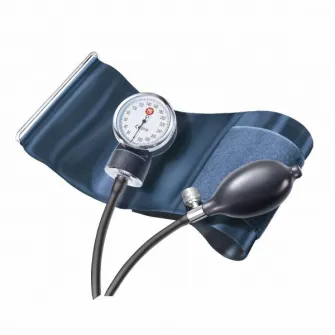 Tensiometru aneroid CLASSIC Med Pic Solution, Precizie la masurare : +/- 3 mmHg, Interval de masurare : 0-300 mmHg, Albastru